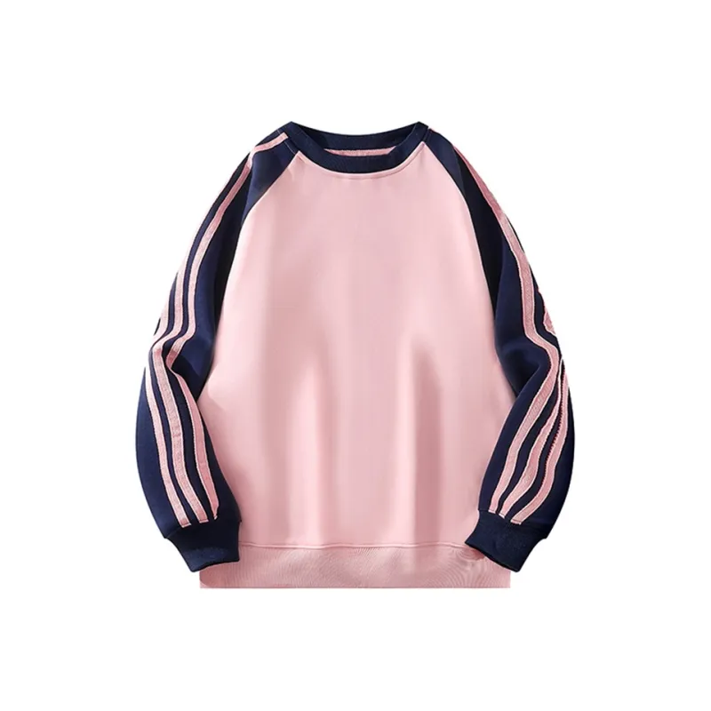 WKOOG Sweatshirt Unisex Navy Blue & Purple Sleeves-5