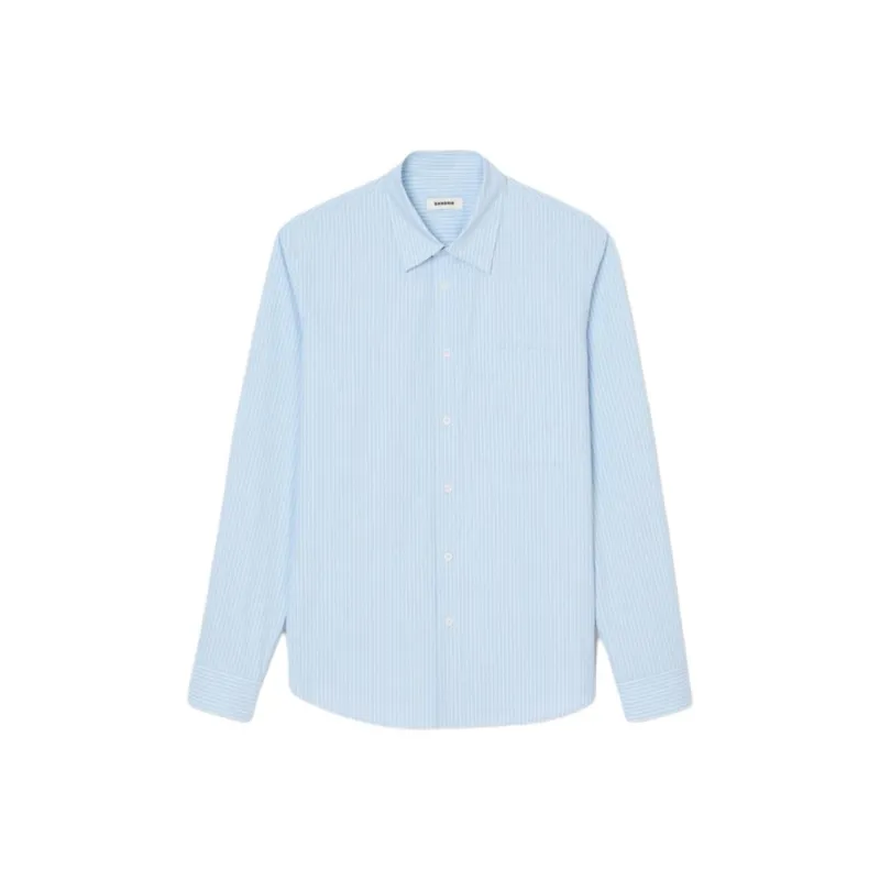 Sandro Shirts Men Light Blue-0