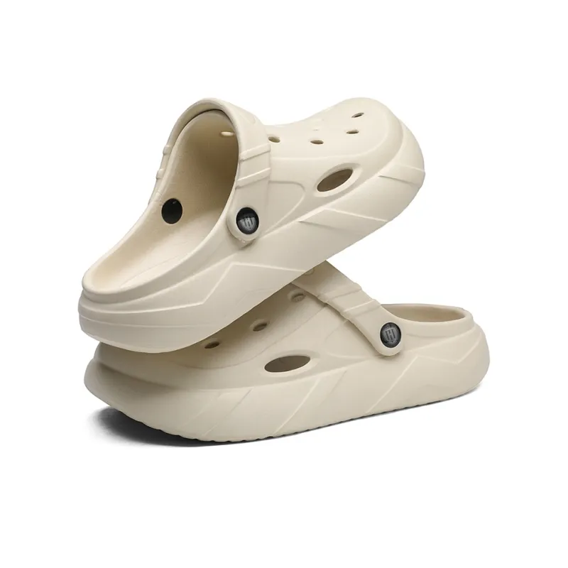 HACKBUTEER Closed Toe Slippers Unisex-9