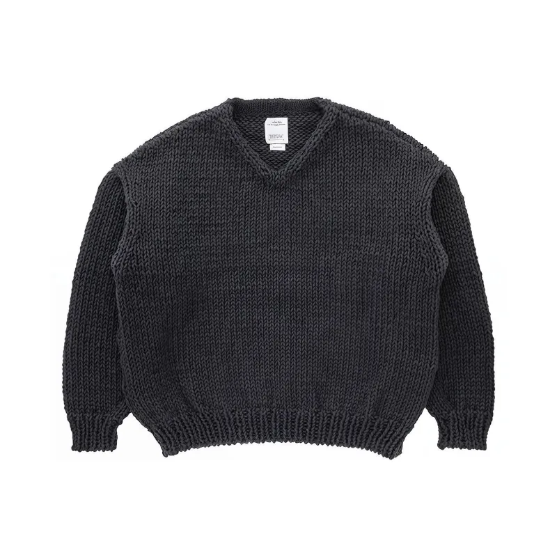 Visvim Amplus V Neck Knit Long Sleeve-5