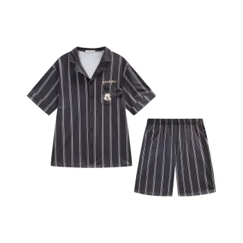 GUKOO x Disney Mickey Series Pajama Set Men's Graphite Gray