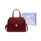 Burgundy+Shopping Bag
