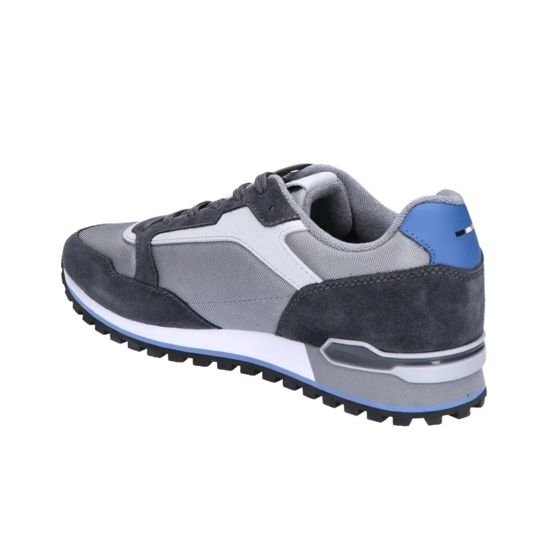 HUGO BOSS Parkour L 034 Low Top Casual Shoes Men's Gray Blue-4