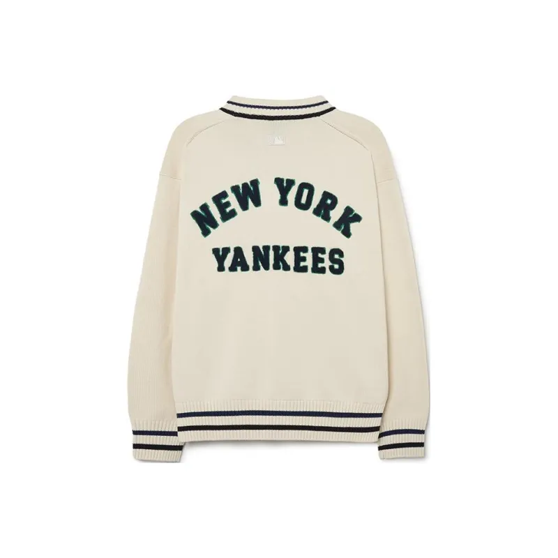 MLB New York Yankees Knitwear Unisex Cream-0