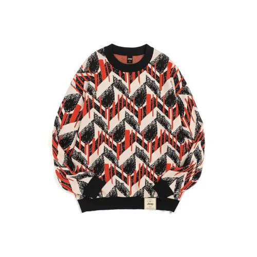 Jeep Sweater Unisex Mixed Insert Color