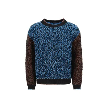 ANDERSSON BELL Intarsia knit Crew neck Sweatshirt