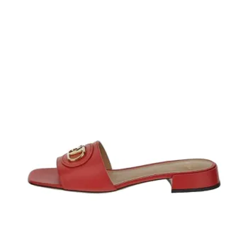 Valentino Slide Slippers Women's Red