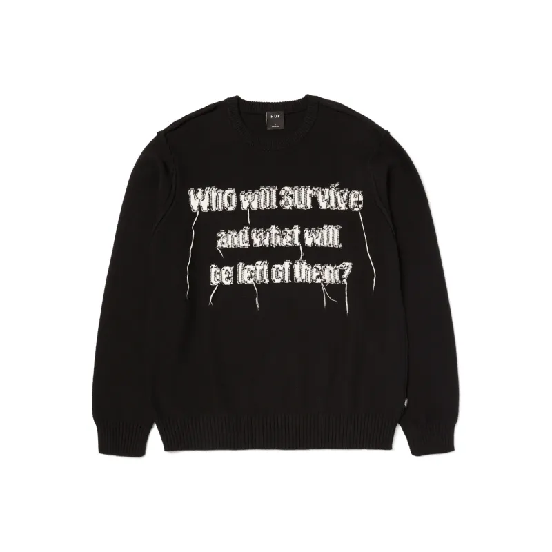 HUF Texas Chainsaw Massacre Collaboration Sweaters Unisex Black-0