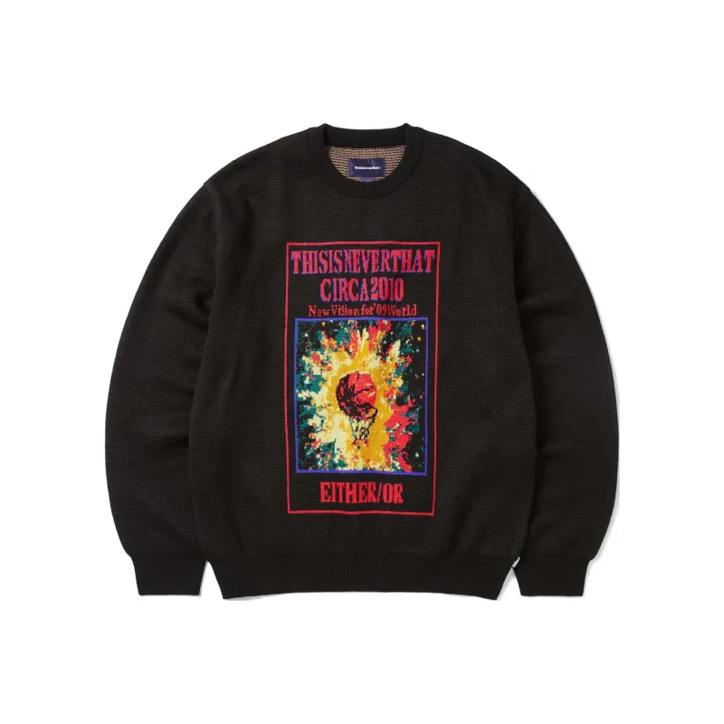 Thisisneverthat Basketball Hoop Knit Sweater-0