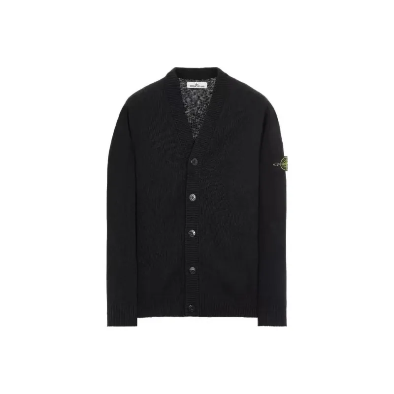 STONE ISLAND FW23 Cashmere Sweater Unisex Black-0