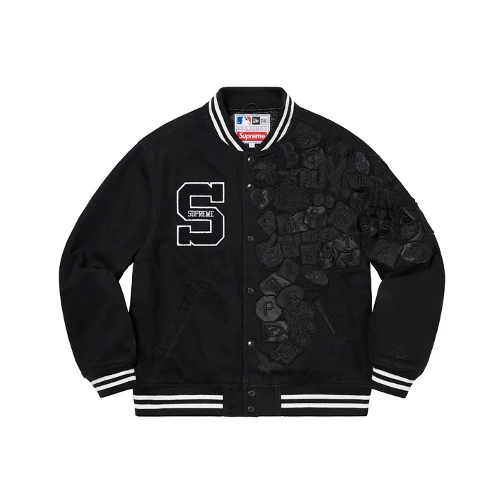 Supreme New Era Mlb Varsity Jacket-0