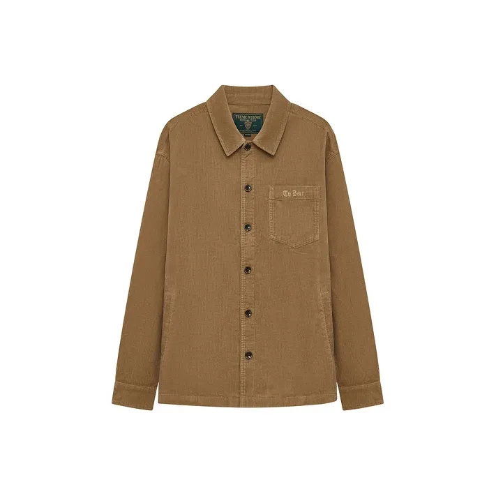 Teenie Weenie Men Evergreen Series FW24 Shirt Unisex Dark Khaki-0
