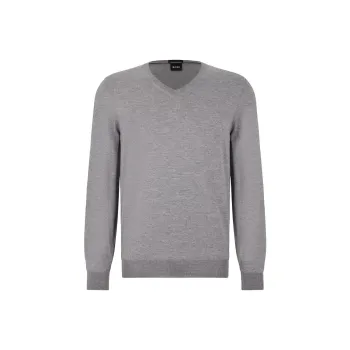 HUGO BOSS V neck Wool Sweater