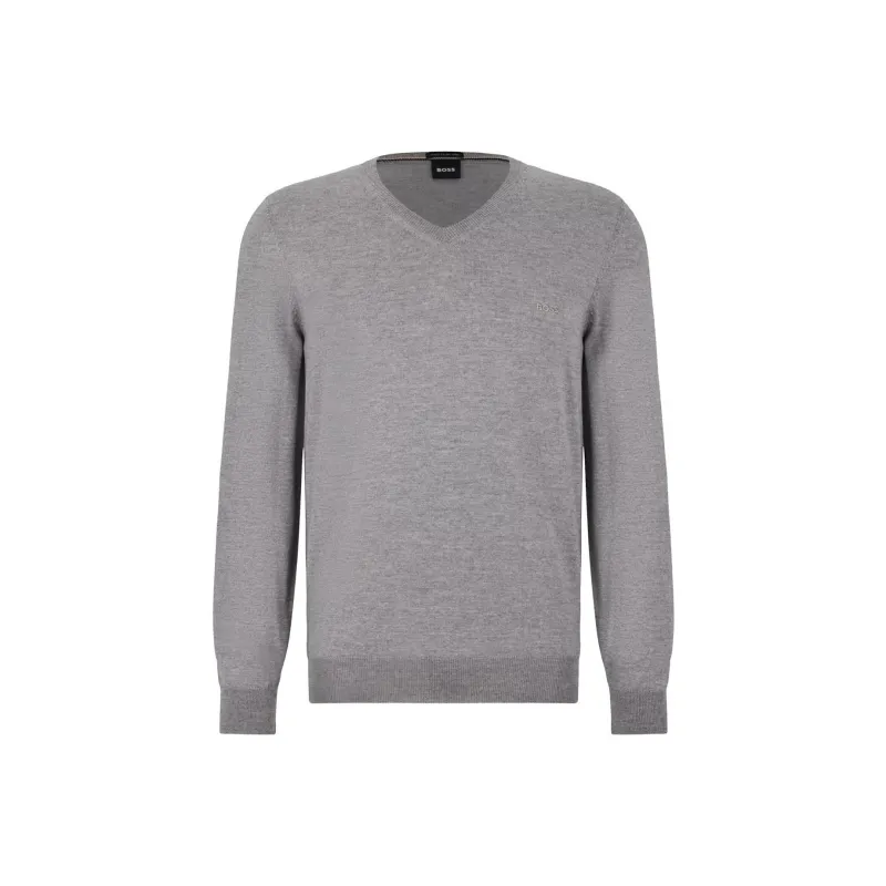 Boss V neck Wool Sweater-0