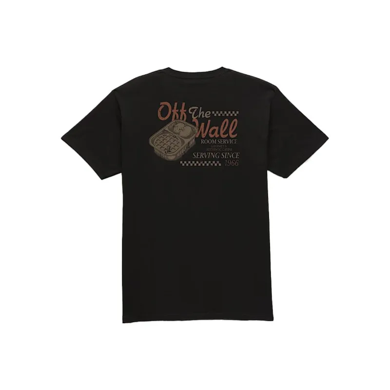 Vans Waffle Room Service T Shirt T Shirt Men's Black-0