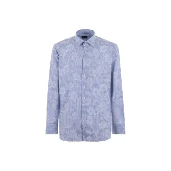 METROCITY Striped Jacquard Shirt