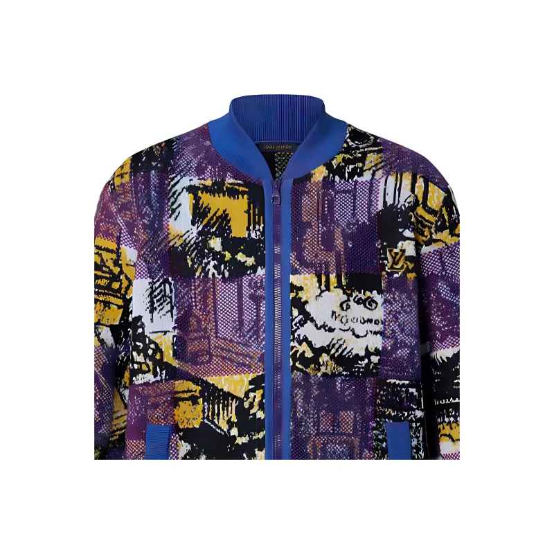 LOUIS VUITTON 2020s Knitted Bomber Jacket-2