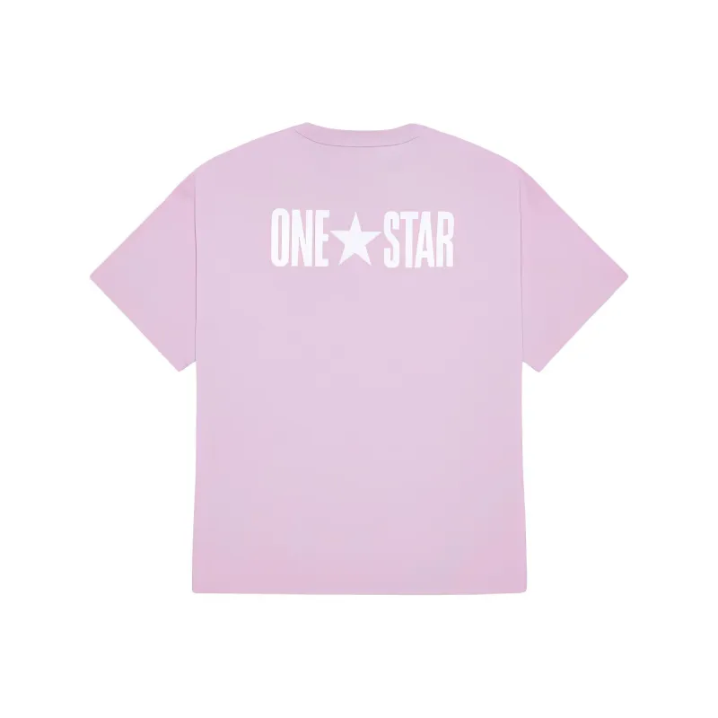 Converse One Star Series T Shirt Men's Stars Lilac-1