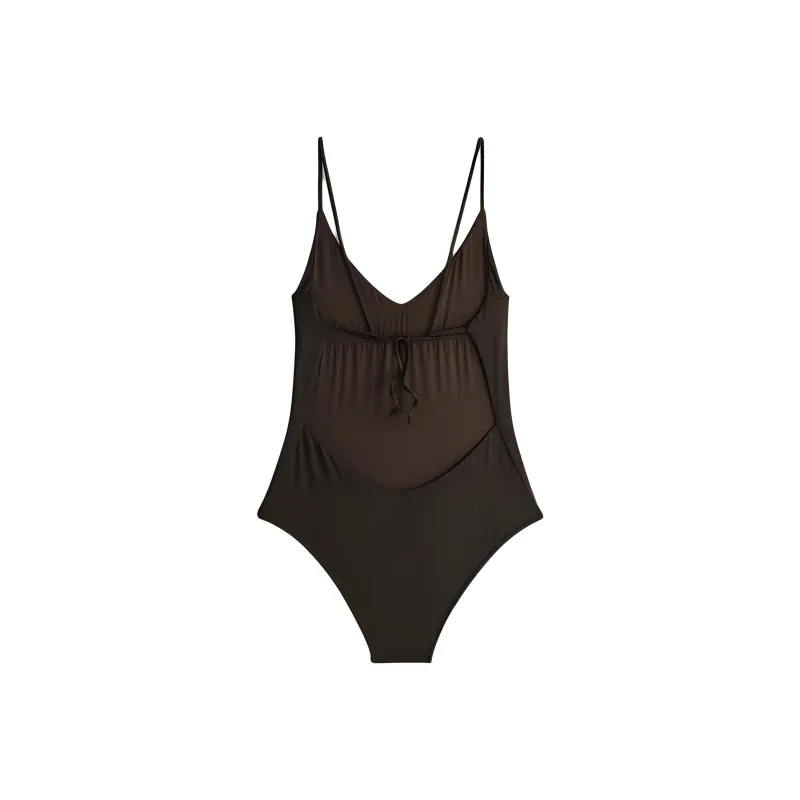ZARA One-piece Swimsuit Women's Brown-1