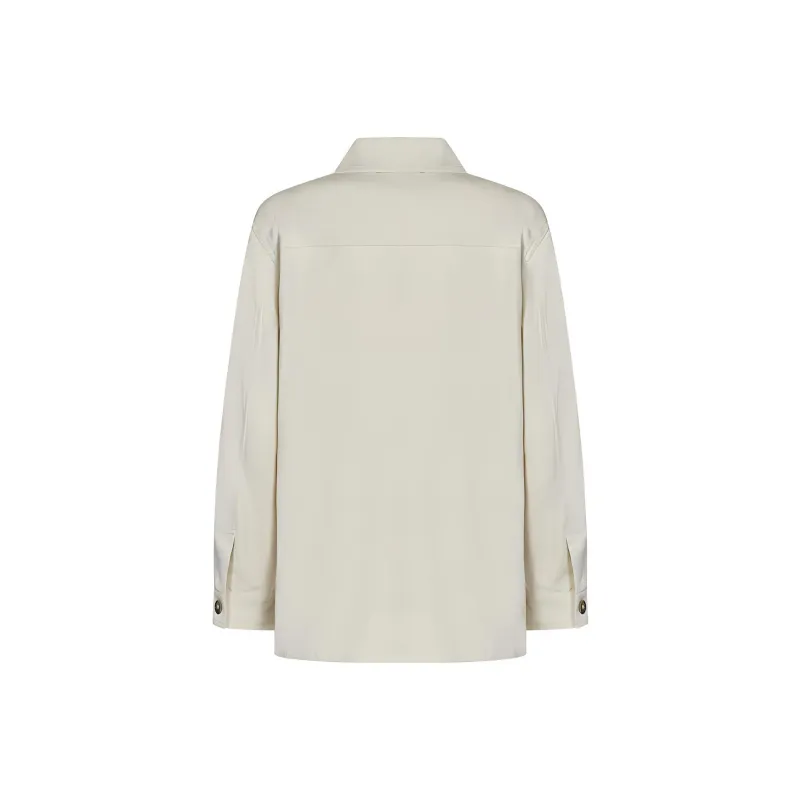 MaxMara Studio Buttoned Long-Sleeved Jacket-1