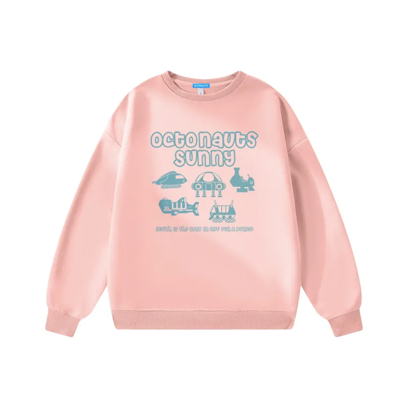 Small Columns Under The Sea Sweatshirt Unisex-4
