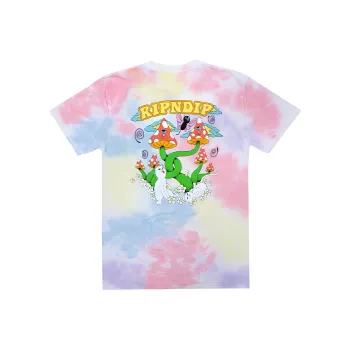 RIPNDIP Drop Shoulder Sleeve T-Shirt Unisex Peach