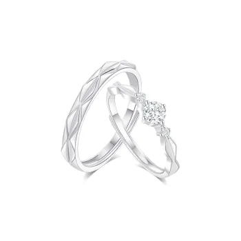 KUMET Sterling Silver Rings Unisex