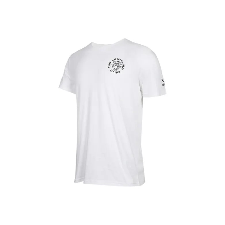 PUMA T Shirts Men White-0