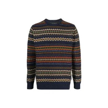 BARBOUR Intarsia Crewneck Jumper