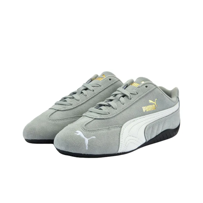 PUMA Speedcat Collection Anti Slip Wear Resistant Low Top Casual Shoes Unisex Gray White-4