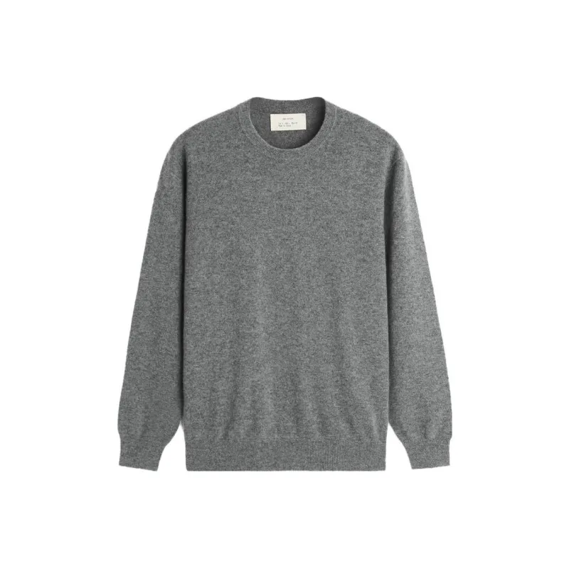 ZARA Cashmere Sweater Men's Zebra Print Gray-0