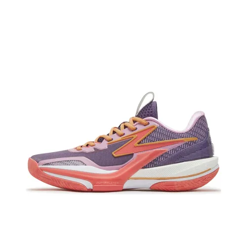 361° Cushioning Slip Resistant Coverage Low Top Basketball Shoes Men's Dream Purple