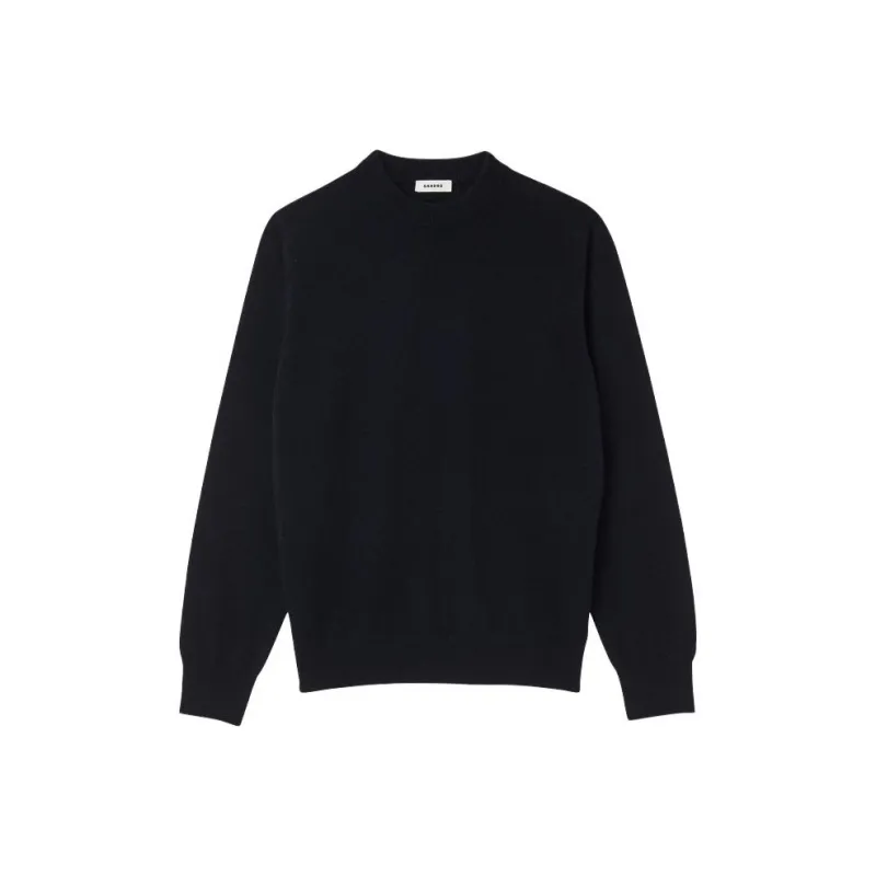 Sandro Cashmere Sweater Men's Dark Blue-0