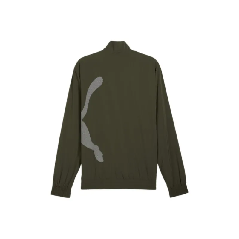 PUMA TRAIN BIG CAT Jacket Men's Green 80-1