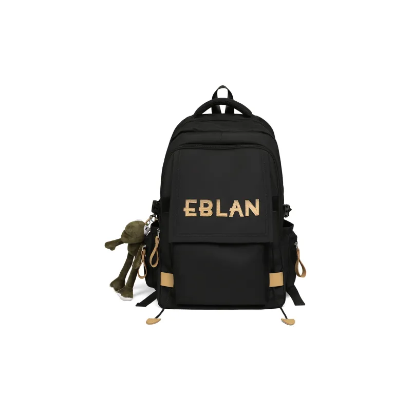 EBLAN Fabric Backpack Regular Unisex Red/Black-7