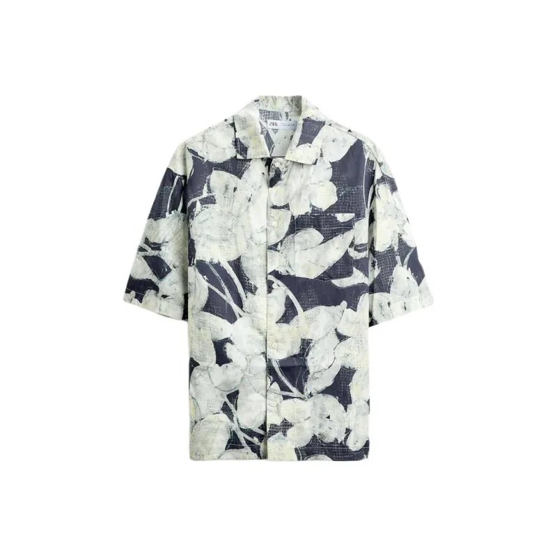 ZARA Shirts Men Indigo-0