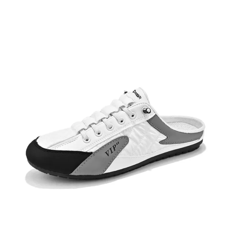 Budding Bear Rubber Sole Abrasion Resistant Slip Resistant Closed Toe Slippers Men's-3