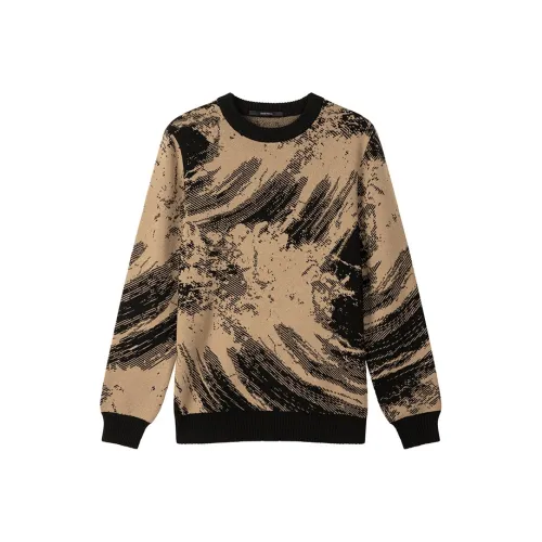 DAVID NAMAN Sweaters Men Camel