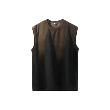 BOBBY ABLEY Versatile Loose Fit Straight Fit Letter Moisture-Wicking Sleeveless Tank Top Unisex