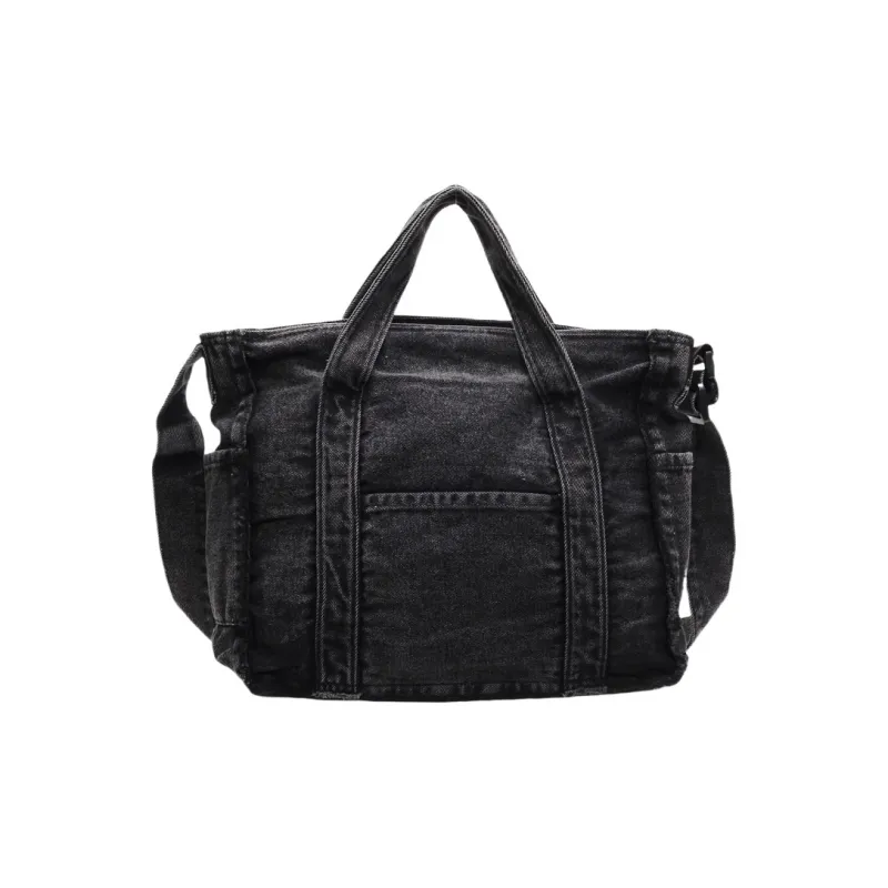 Debecca Denim Tote Crossbody Bag, Shoulder Bag Women's Multicolor-4