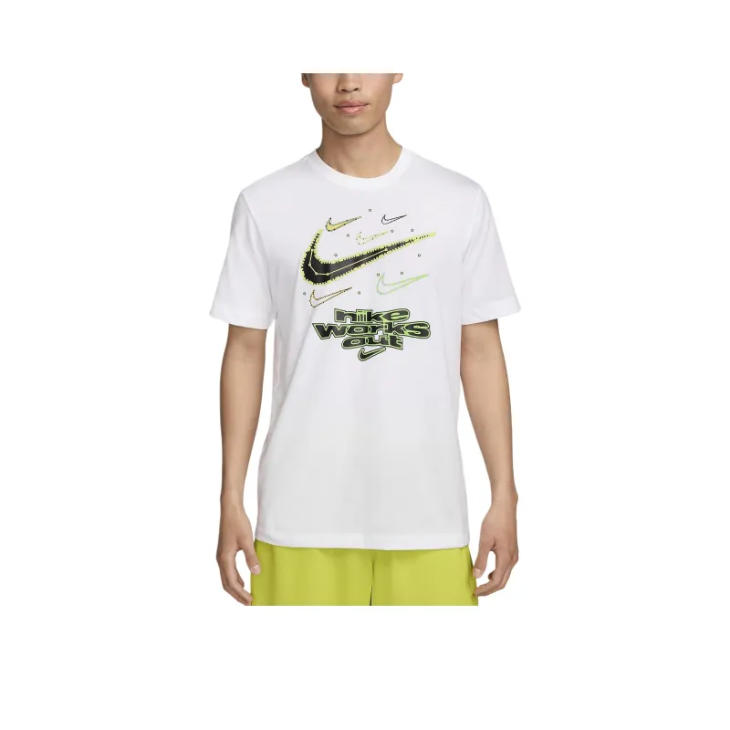 Nike T Shirts Unisex White-0
