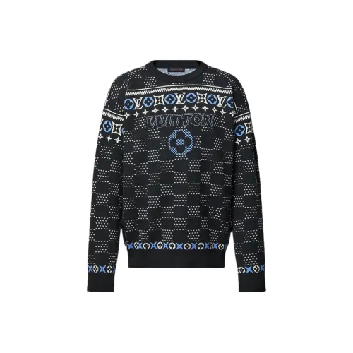 LOUIS VUITTON Jacquard Wool Pullover