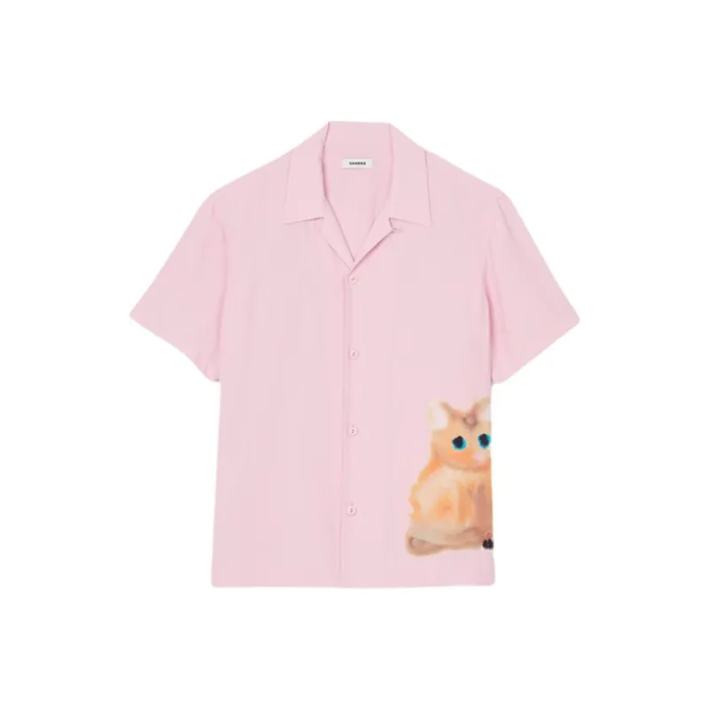 Sandro Shirts Unisex Pink-0