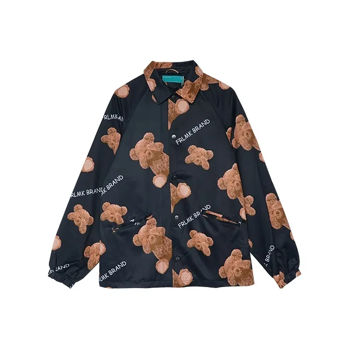 FRLMK Loose Fit Jacket Unisex Black-0