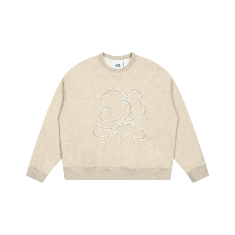 MostwantedLab MostwantedLab Vintage Flower Sweatshirt Unisex-0