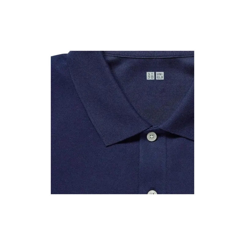 UNIQLO Polo Shirt Unisex Dark Blue-2