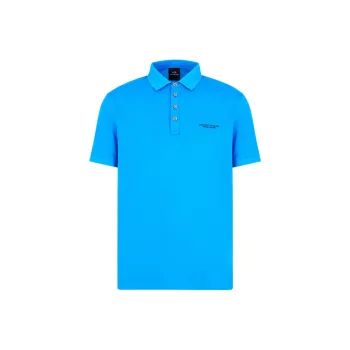 ARMANI EXCHANGE SS24 Polo Shirt Men's Blue