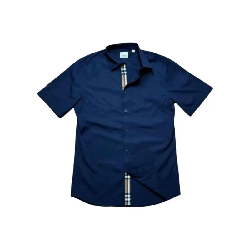 Burberry Shirt Men's Marine Blue-0
