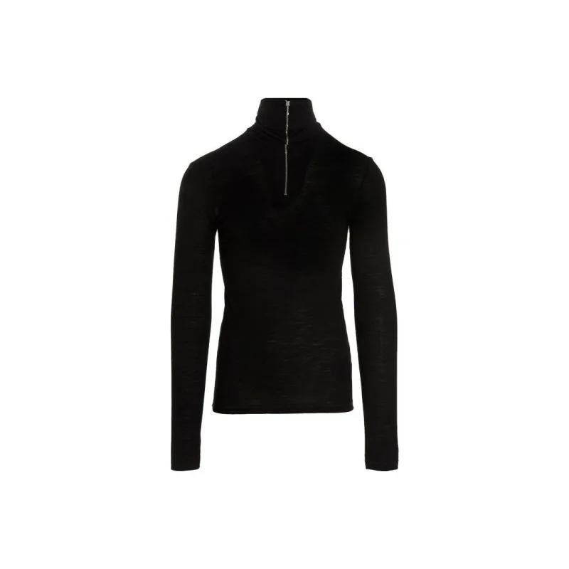 JIL SANDER + Zip Detailed Long Sleeved Sweatshirt-0