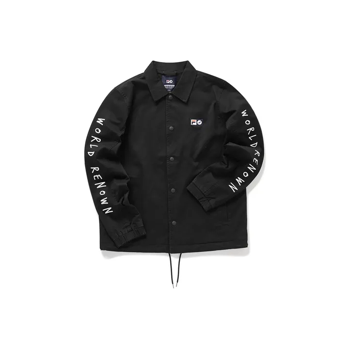 Staple X FILA FUSION Jackets Unisex Black-0